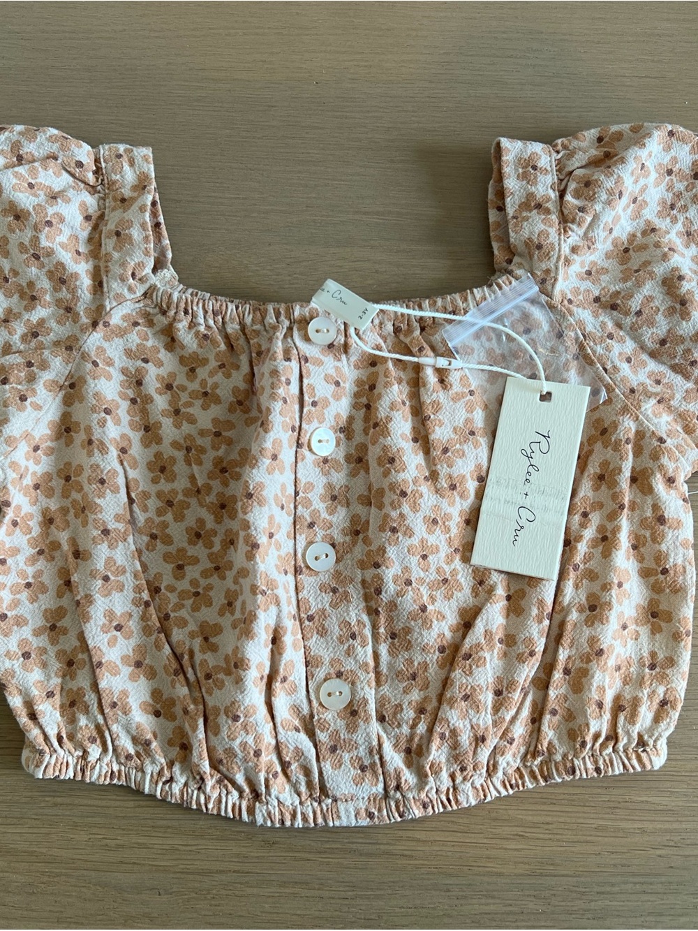 RYLEE + CRU | Toddle Floral Crop Top